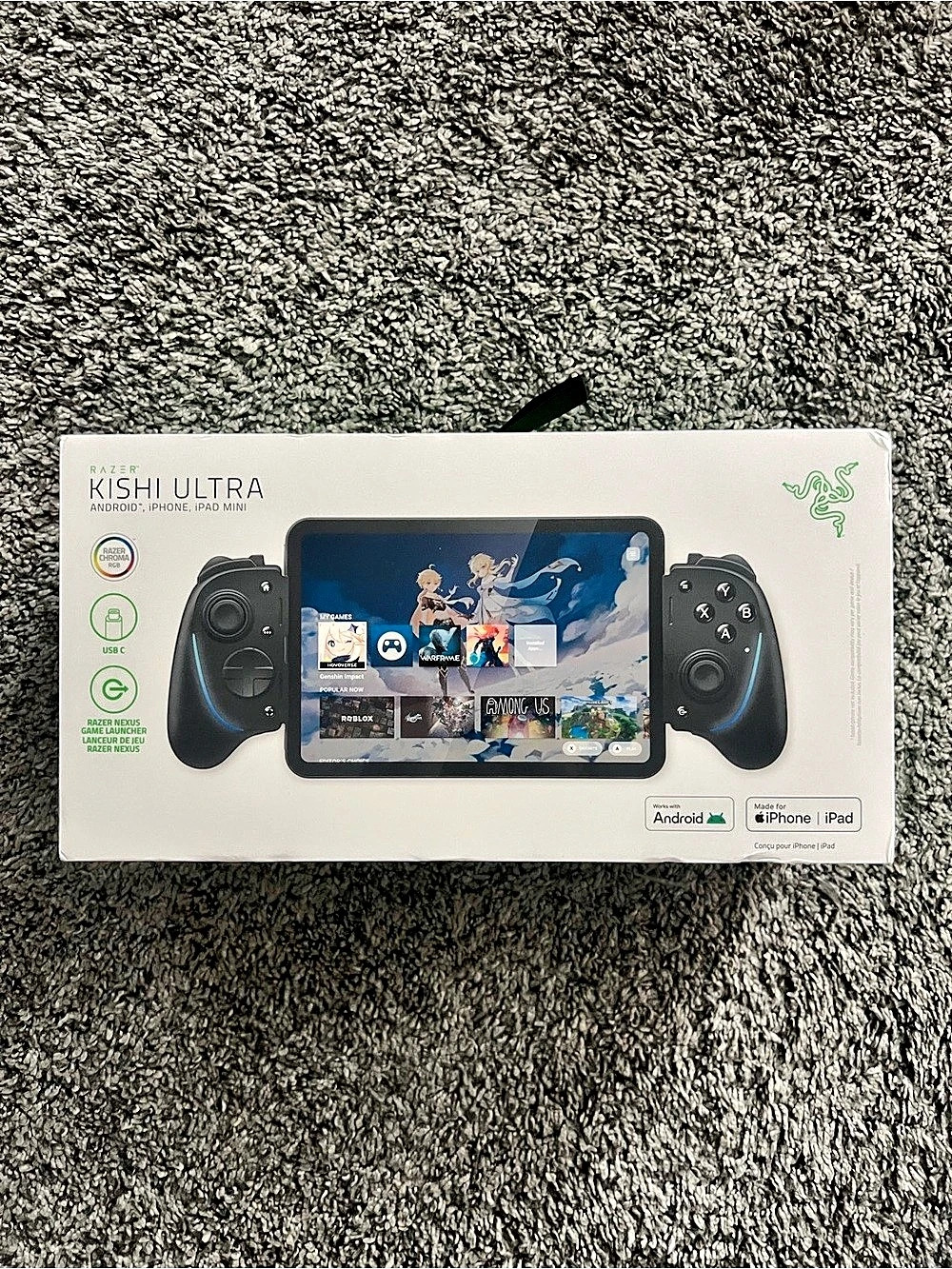 Razer Kishi Ultra Mobile Gaming Controller-never opened